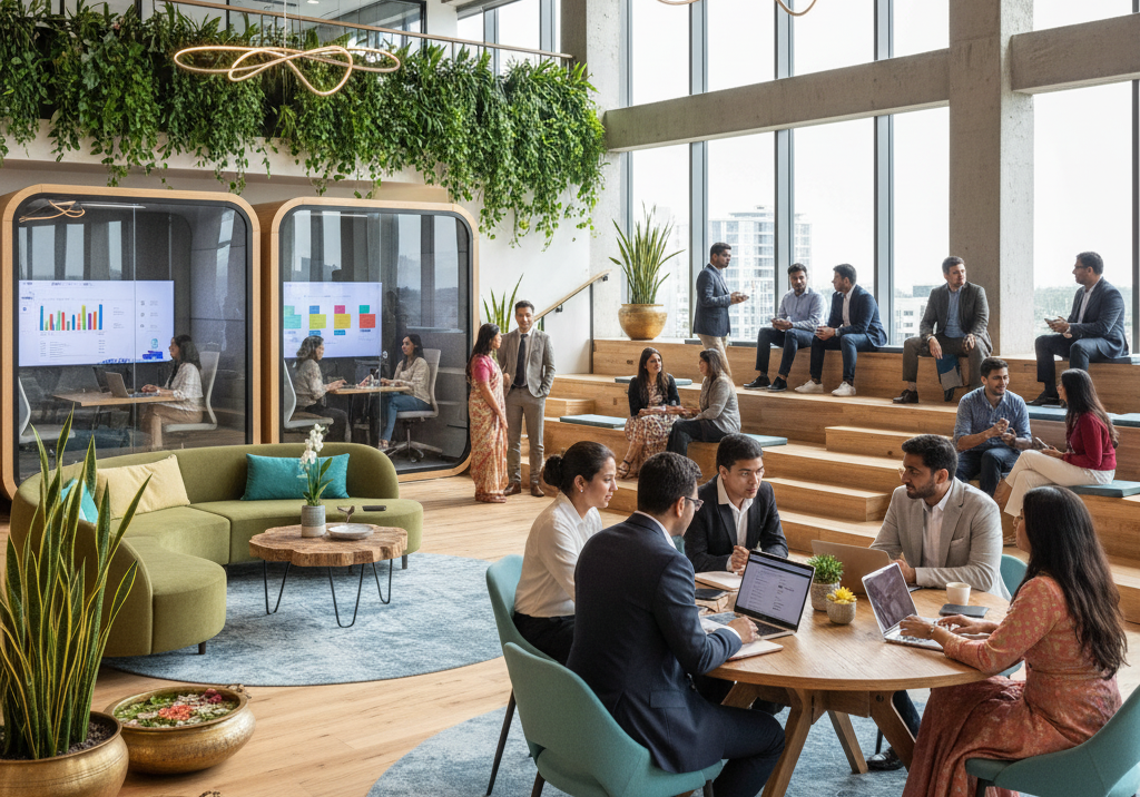 Designing the ‘Office as a Destination’: How Modern Interiors Are Redefining Workspaces for Collaboration and Culture